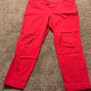 Old Navy Pixie Pants -Red